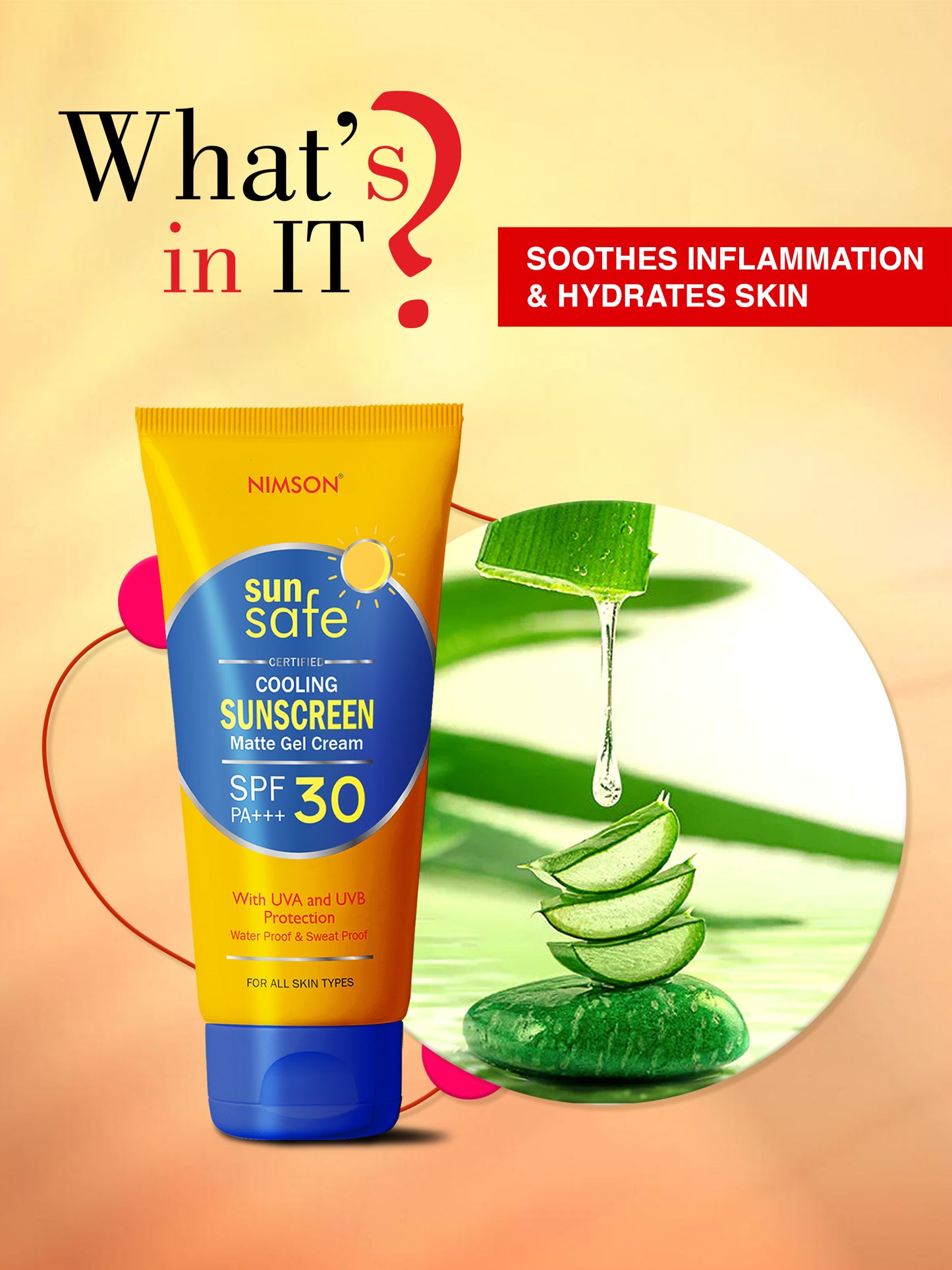 Sunscreen Gel Cream SPF 30 PA+++ (200ml + 60 ml Free)