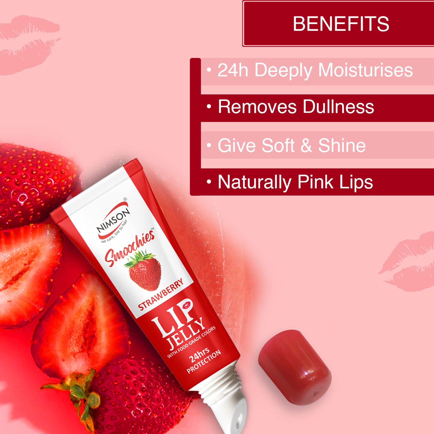 Smoochies Strawberry Lip Jelly