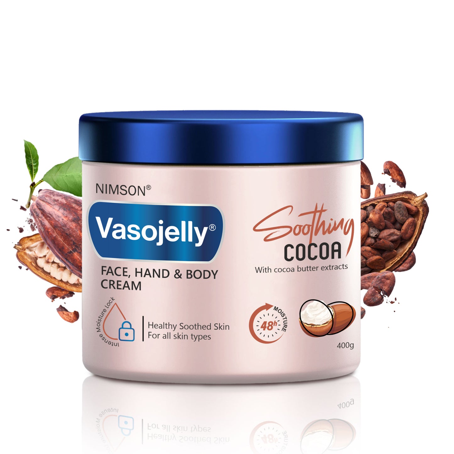 Vasojelly Soothing Cocoa – Face, Hand, and Body Cream