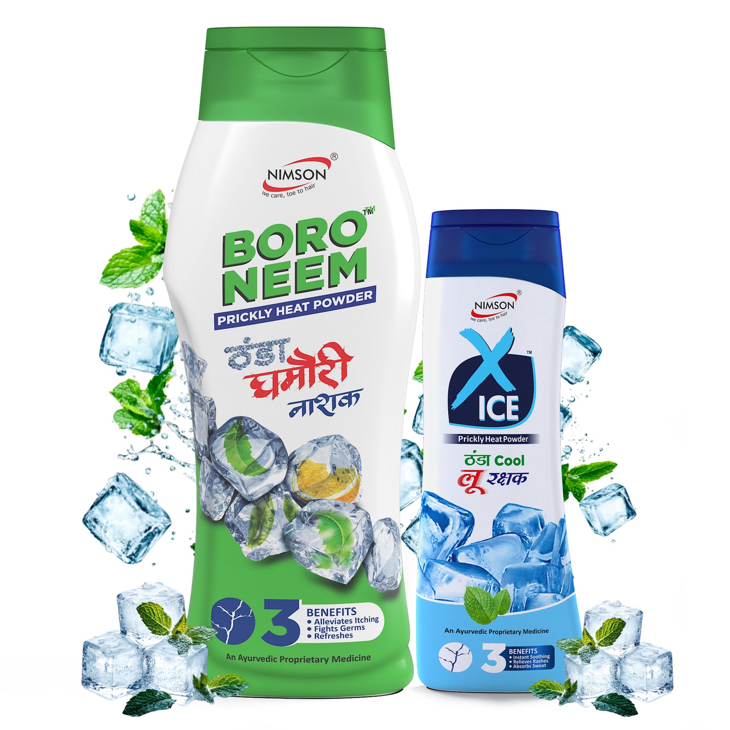 Boro Neem & XICE Talcum Powder