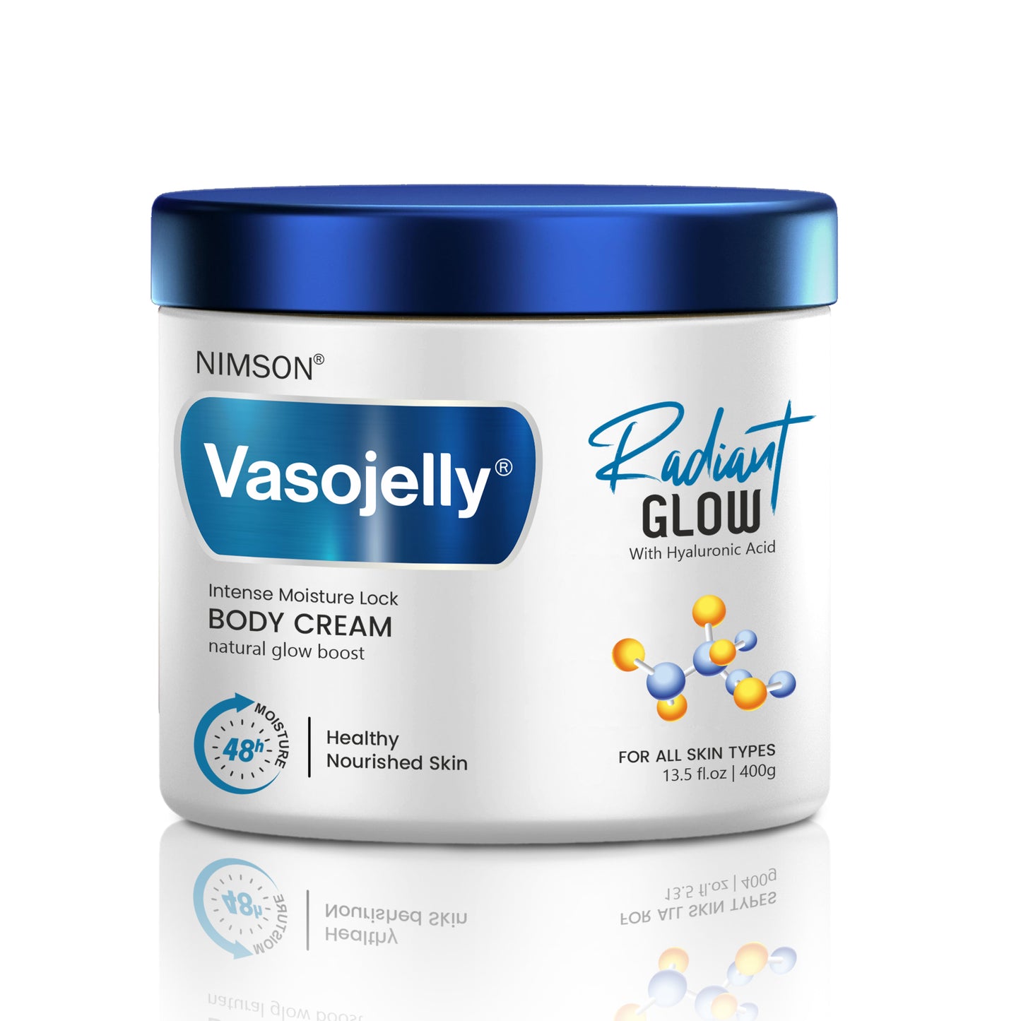 Vasojelly Radiant Glow – Face, Hand, and Body Cream