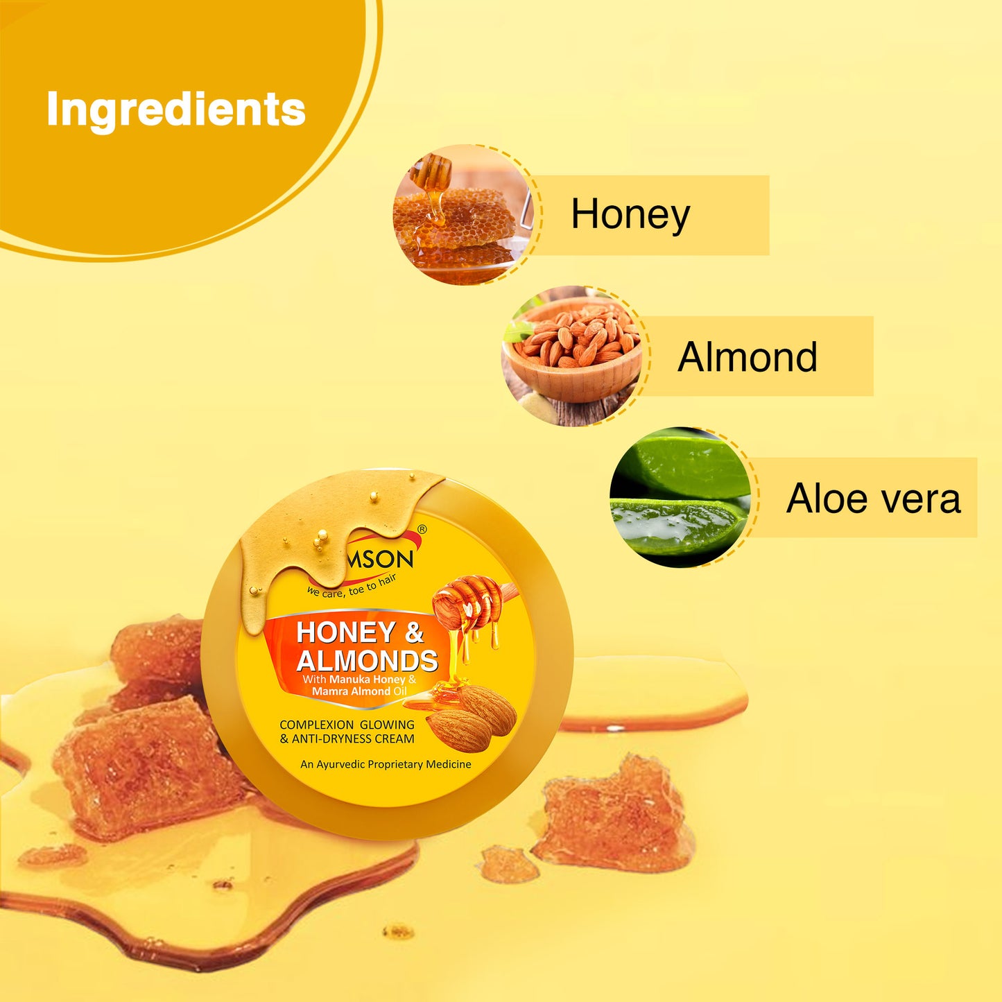 Honey & Almond Cream