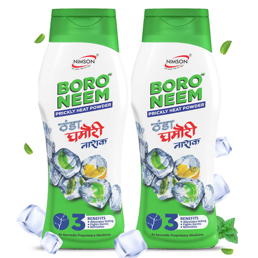 Boro Neem Talcum Powder - Pack of 2