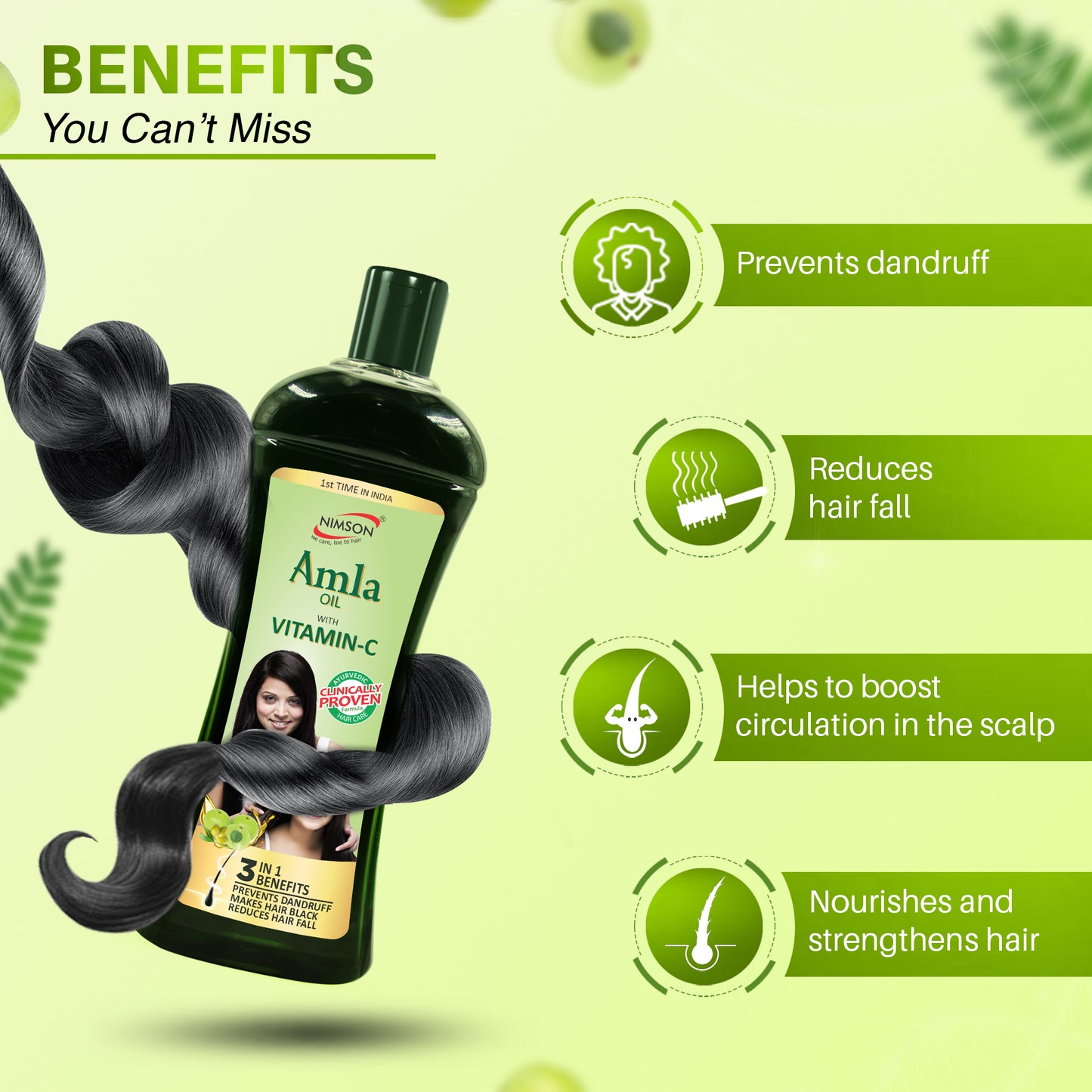 Amla Hair Oil with Vitamin C - Pack of 2