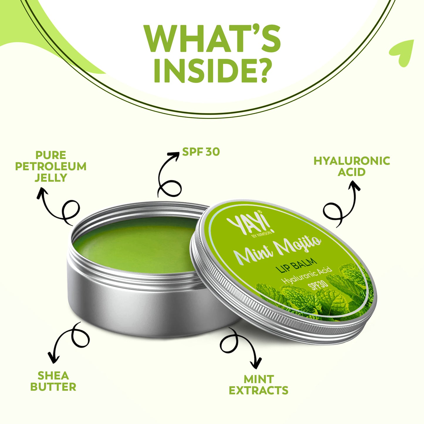 YAY Mint Mojito Lip Balm – Cool Hydration for Fresh Lips