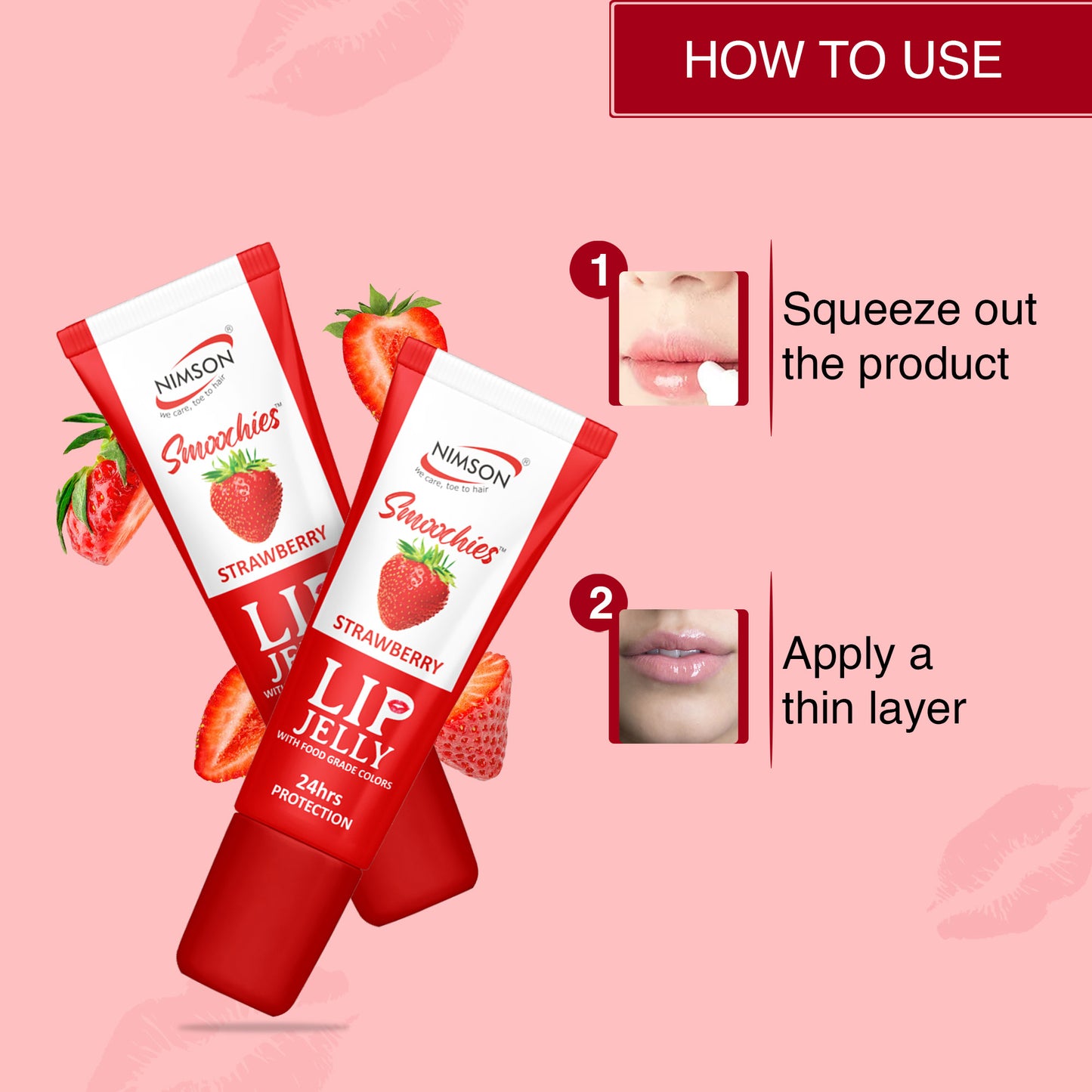 Smoochies Strawberry Lip Jelly