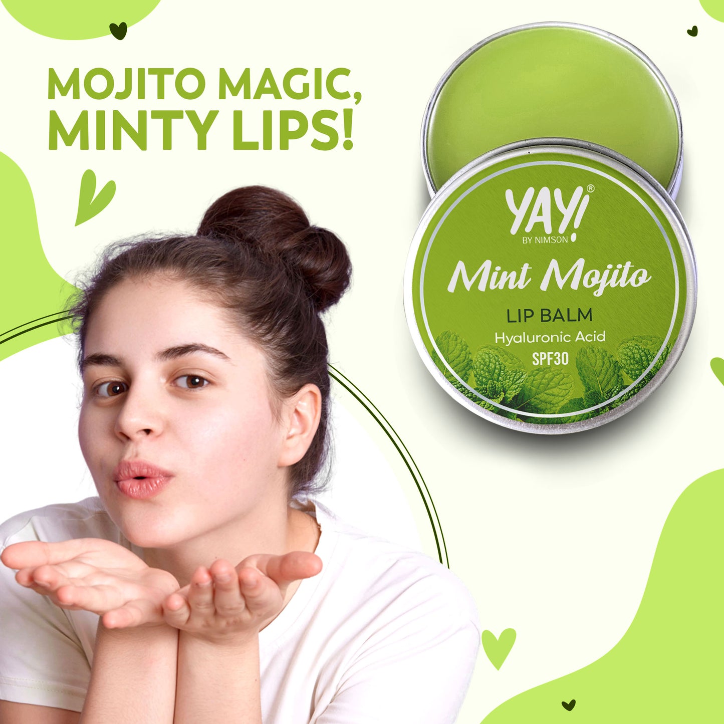 YAY Mint Mojito Lip Balm – Cool Hydration for Fresh Lips