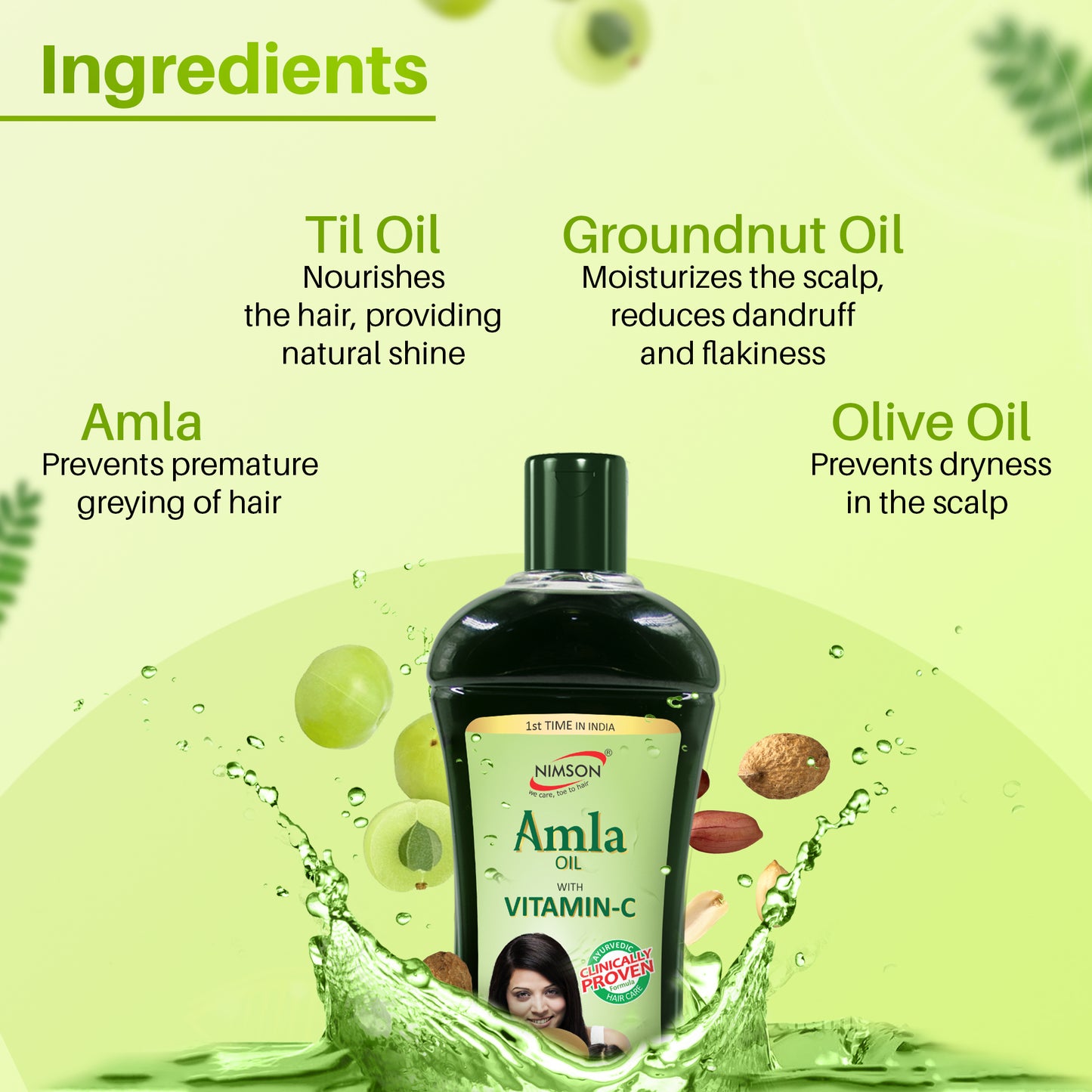 Amla Hair Oil with Vitamin C - Pack of 2