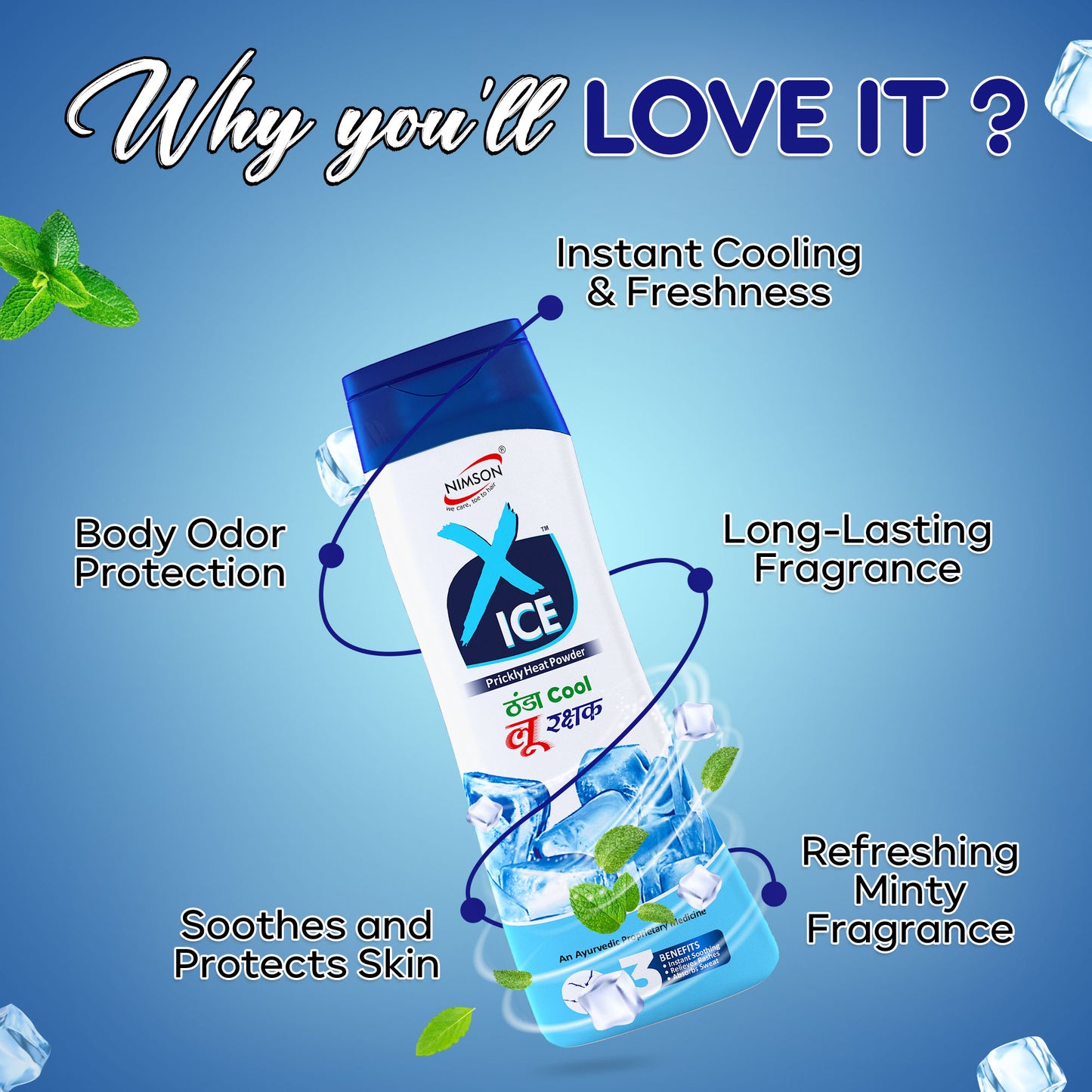XICE Talcum Powder