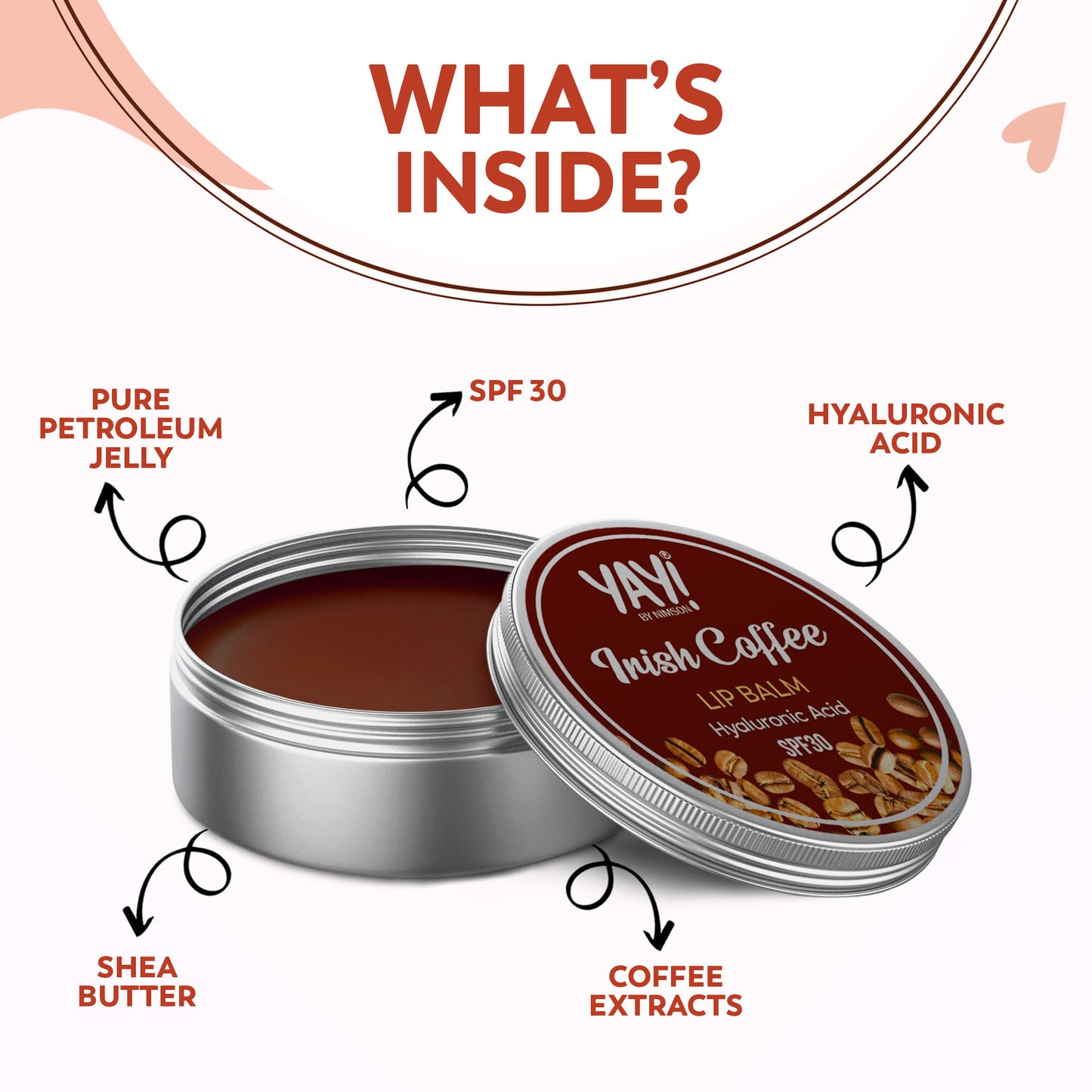 YAY Irish Coffee Lip Balm – Pure Hydration for Soft Lips