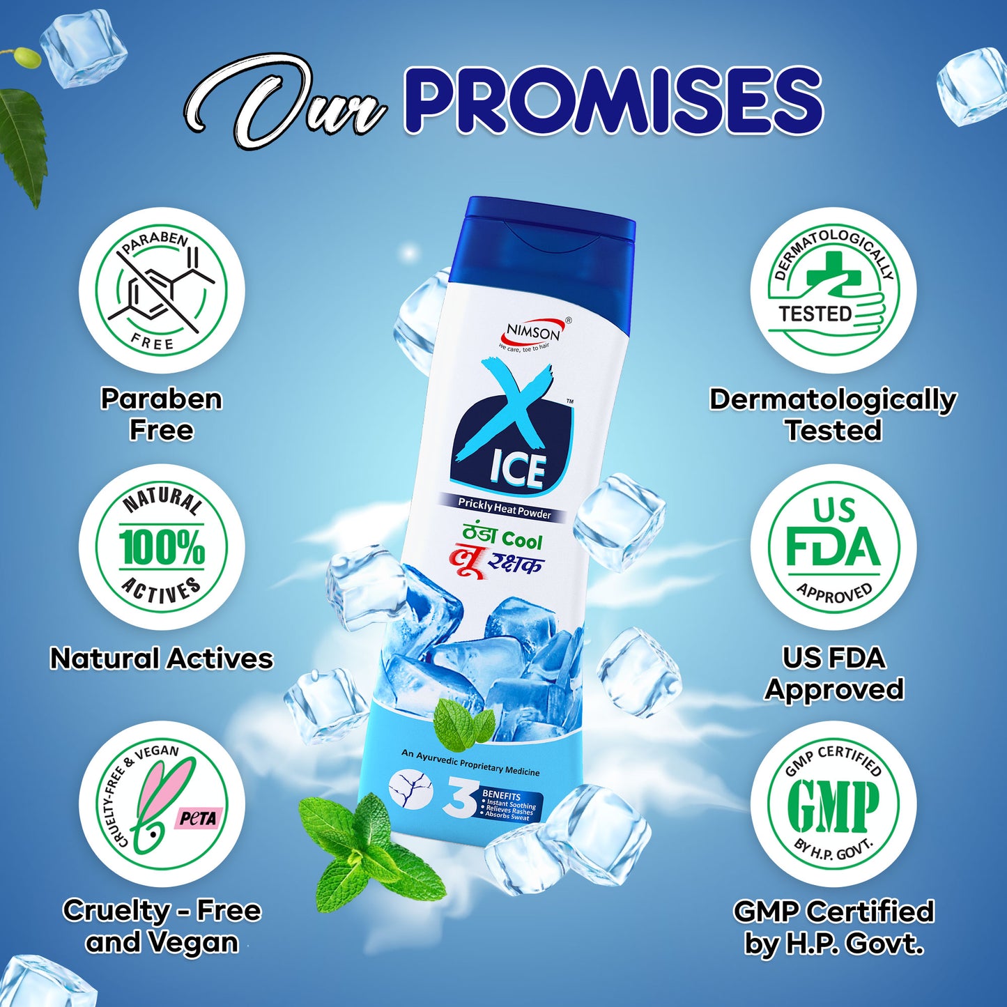 XICE Talcum Powder