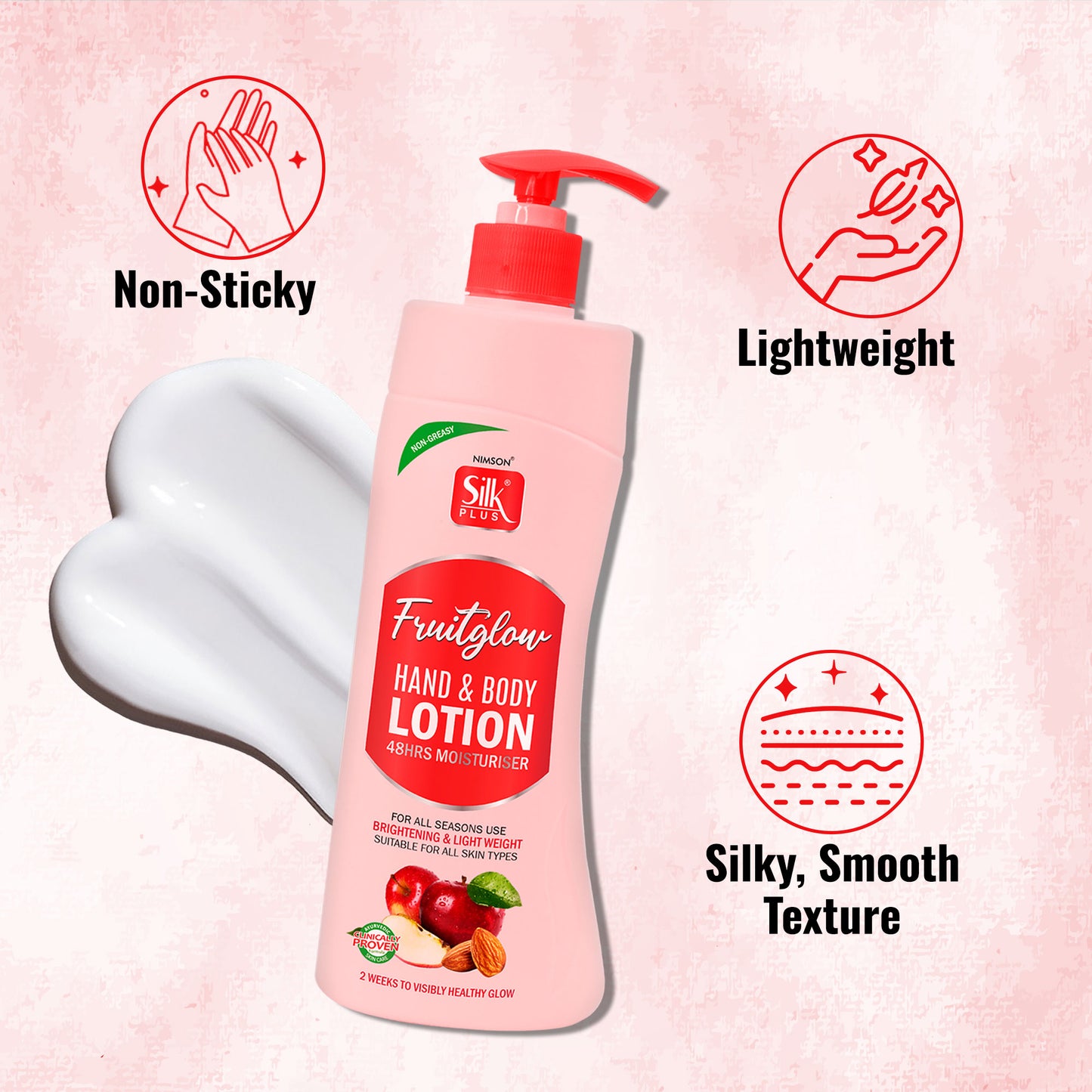 Nimson Fruit Glow Hand & Body Lotion 48 Hrs Moisturiser