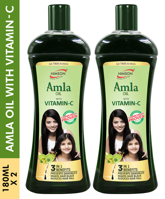 Amla Hair Oil with Vitamin C - Pack of 2