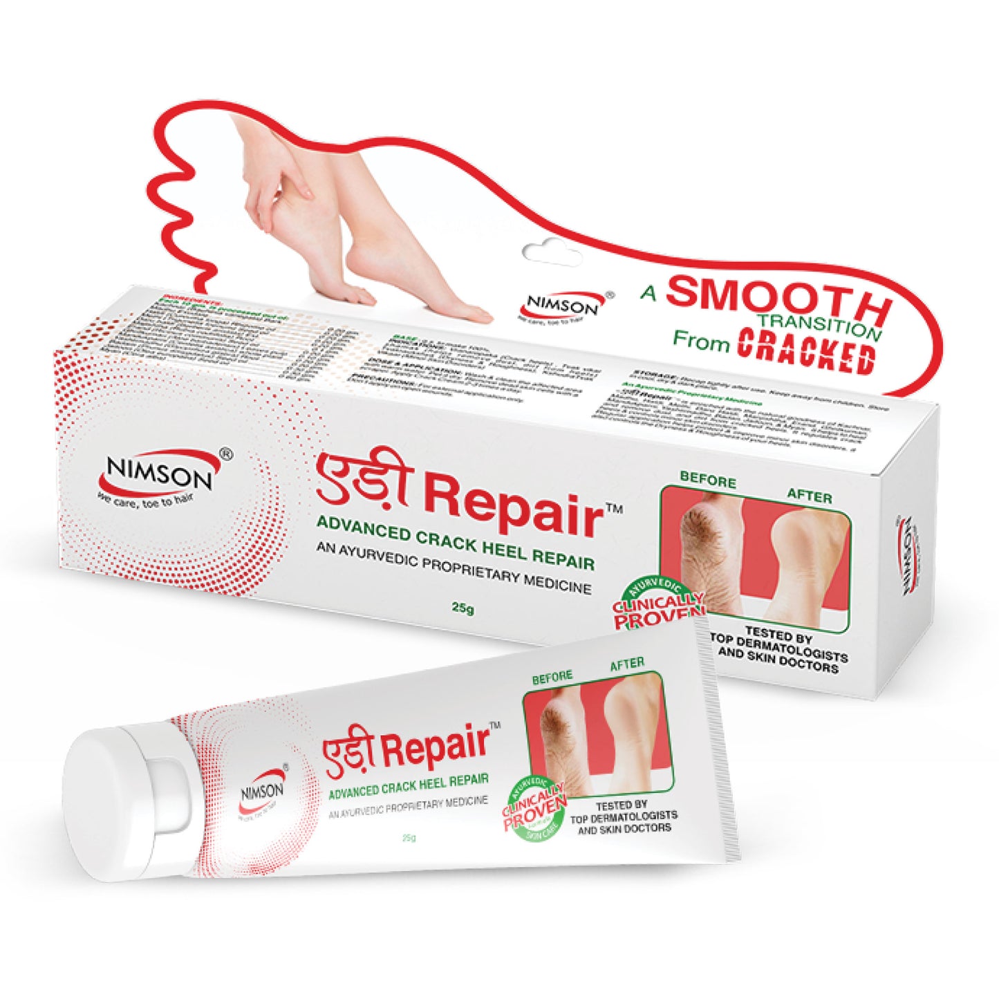 Nimson Advanced Crack Heel Repair Cream – Restores Soft, Smooth Feet