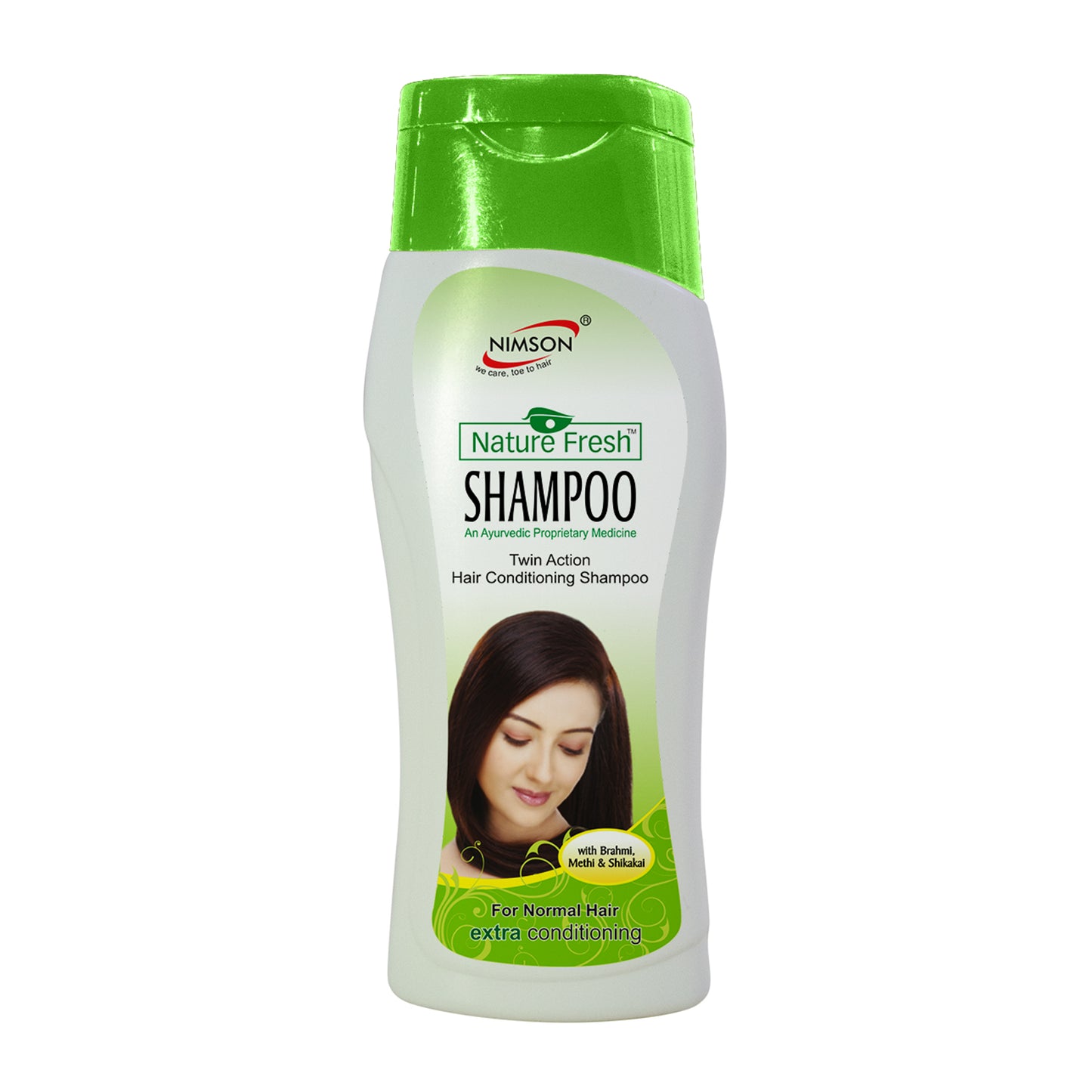 Nature Fresh Shampoo with Brahmi , Methi & Shikakai 180 ml