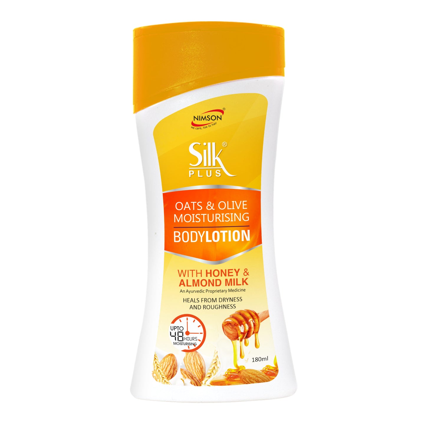 Silk Plus Oats & Olive Body Lotion with Honey & Almond Milk