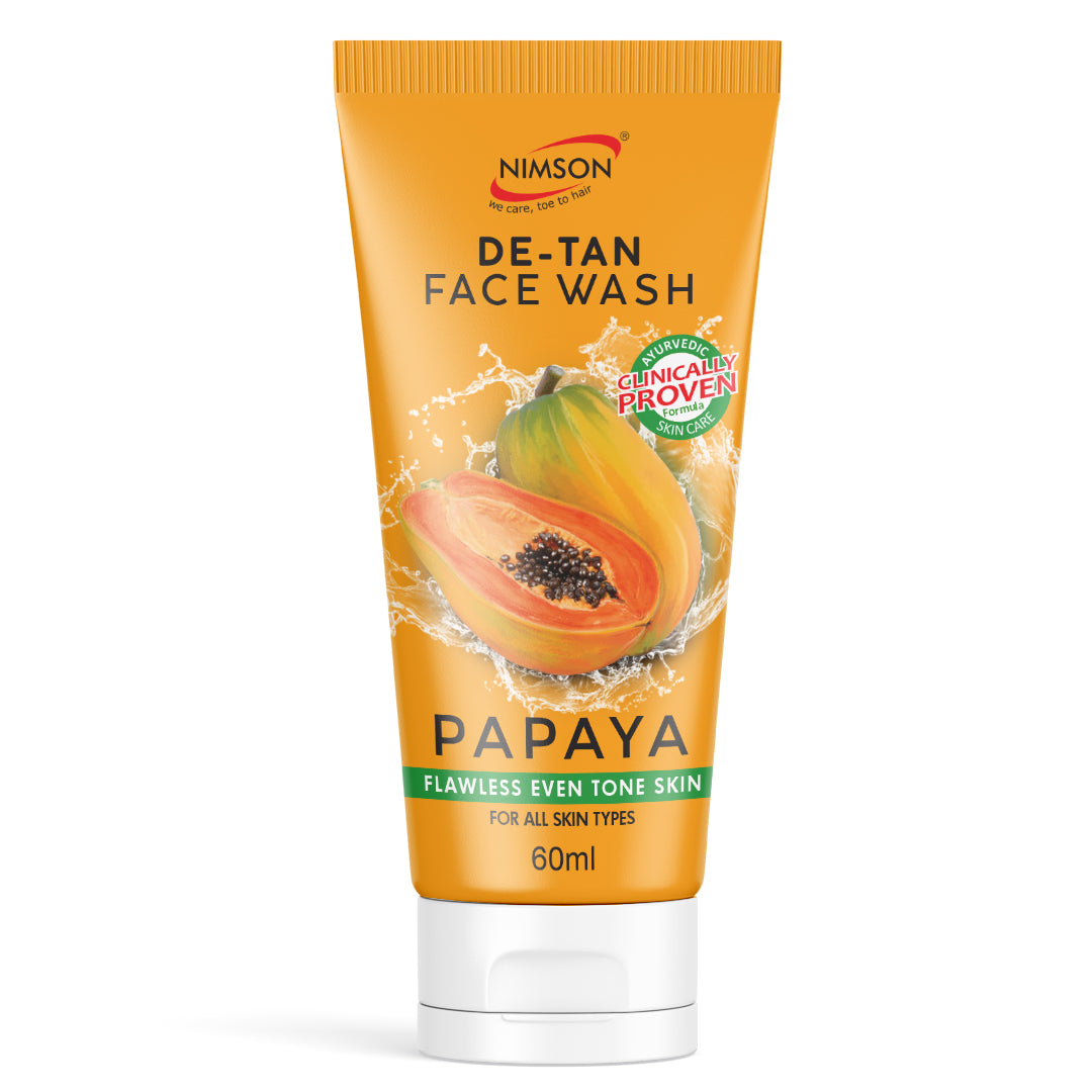 Papaya De-tan Face Wash 60ml – Nimson