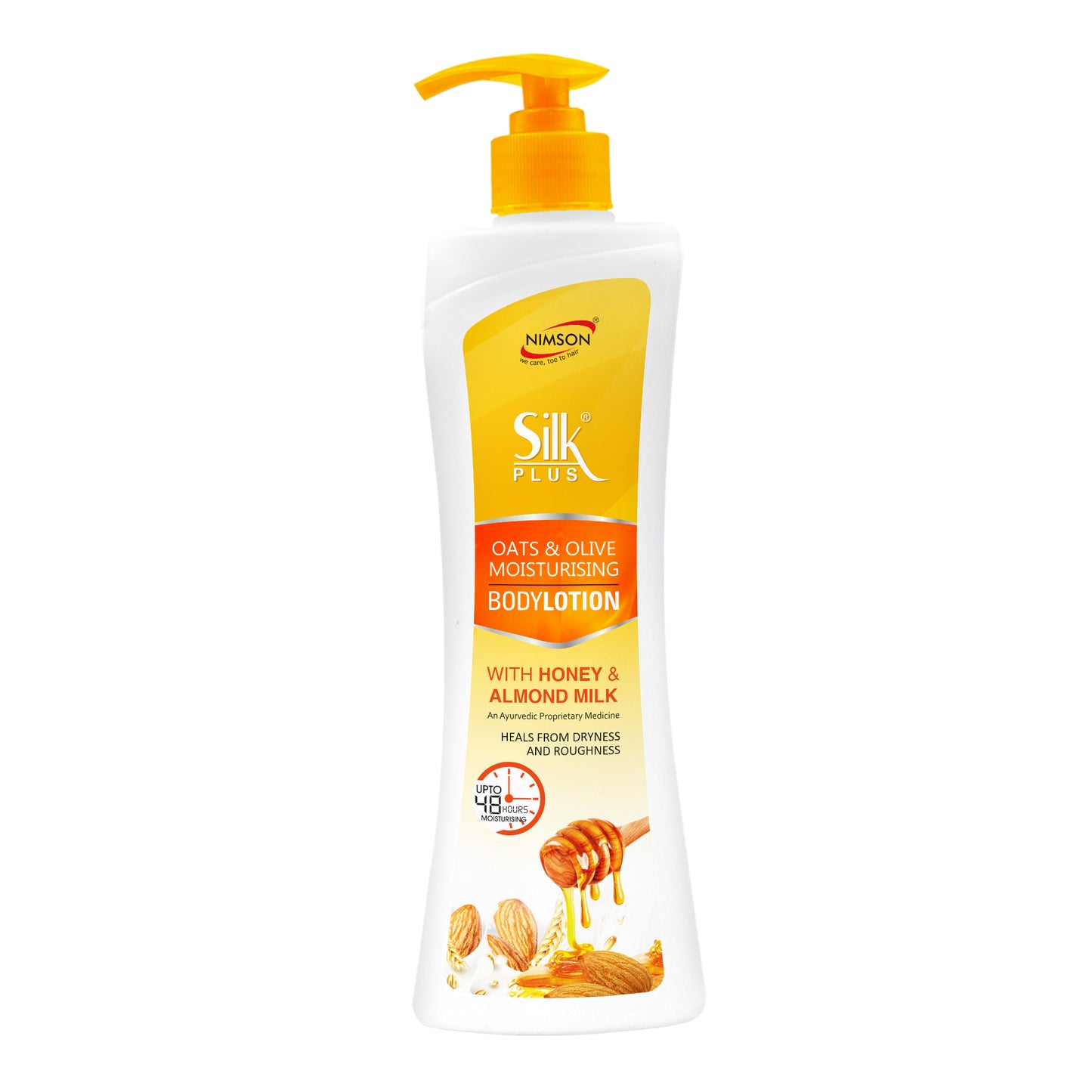 Silk Plus Oats & Olive Body Lotion with Honey & Almond Milk