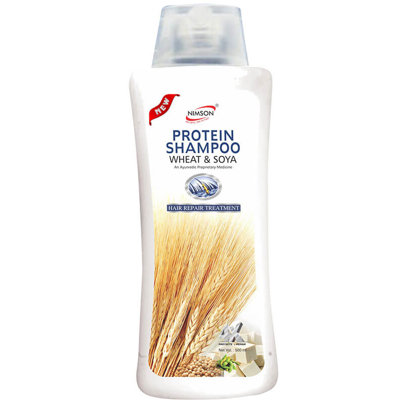 Protein Shampoo Wheat & Soya For Hair Repair Treatment 500 ml