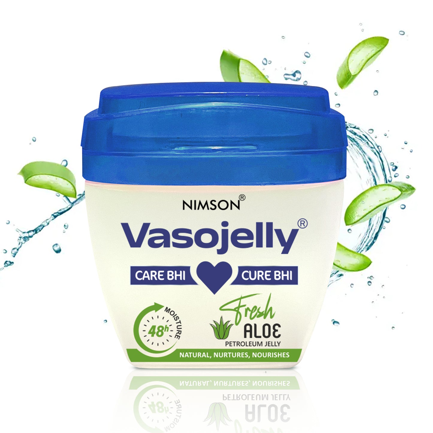 Vasojelly Aloe Fresh Petroleum Jelly 48 hr Moisture