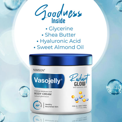 Nimson Vasojelly Radiant Glow – Face, Hand, and Body Cream