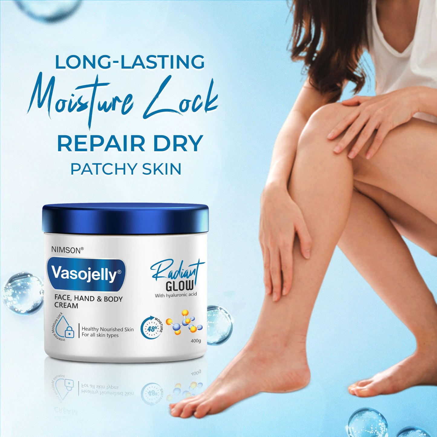 Vasojelly Radiant Glow – Face, Hand, and Body Cream