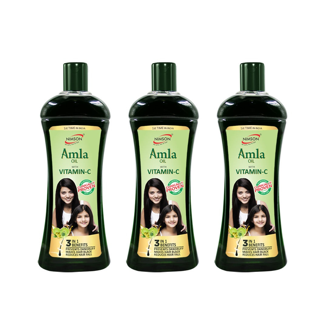 Nimson Amla Hair Oil, 275ml (Pack of 3)