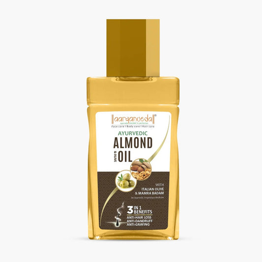 Ayurvedic Almond Oil With Italian Olive & Mamra Badam- 200ml