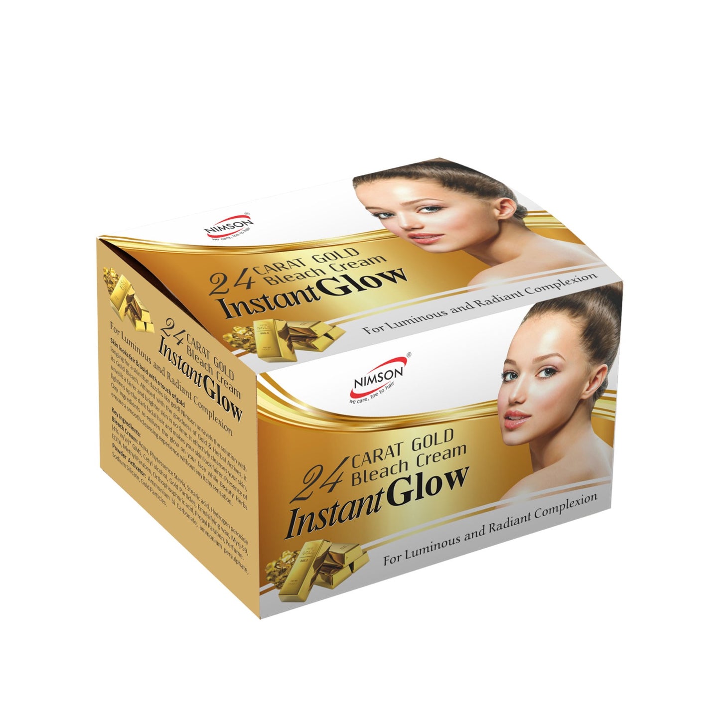 Nimson 24 Carat Gold Bleach Cream 35gm+8gm