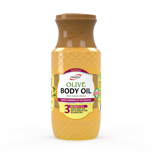 Olive Body Oil For De-Tanning , Glowing Skin and Skin Tightening 500 ml