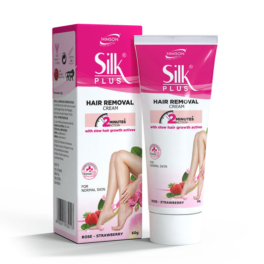 Silk Plus Rose -Strawberry Hair Removal Cream For Normal Skin