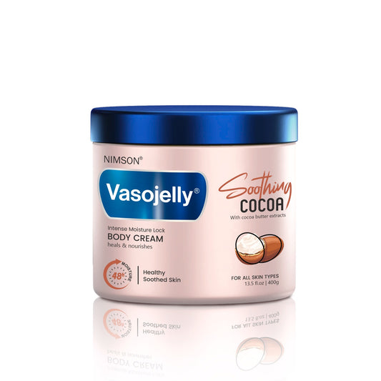 Nimson Vasojelly Soothing Cocoa Face,Hand and Body Cream - 400 gm