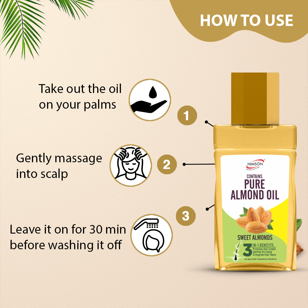 Almond oil | Cold Pressed Oil | For Skin & Hair – The Natural Wash