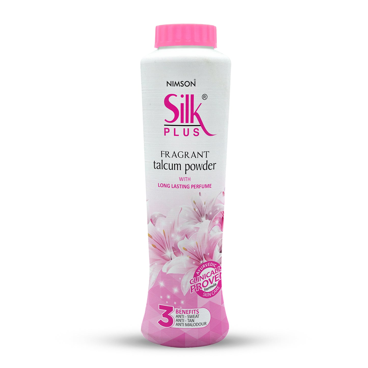 Silk Plus Fragrant Talcum Powder