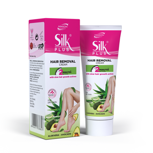 Nimson Silk Plus Aloevera-Avocado Hair Removal Cream For Dry Skin