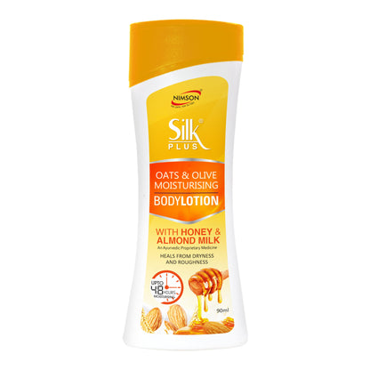 Silk Plus Oats & Olive Body Lotion with Honey & Almond Milk