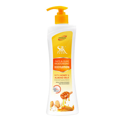 Silk Plus Oats & Olive Body Lotion with Honey & Almond Milk
