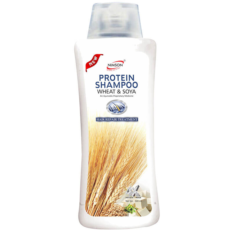 Protein Shampoo Wheat & Soya For Hair Repair Treatment 500 ml